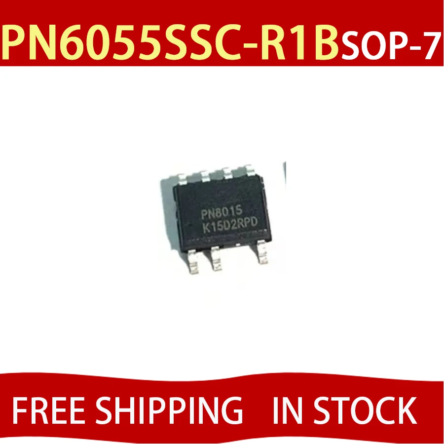 dc dc buck converter ic chip com protecao pn6055 pn6055ssc r1b sop7 15v 350ma novo original 50 pcs 01