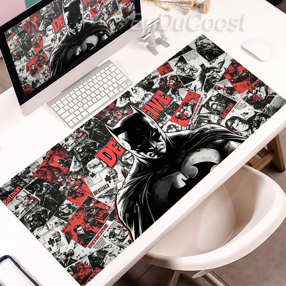 Cooles B-Batmans-Logo Rutschfestes Mauspad Hochwertiger HD-Druck Naturkautschuk-Mauspad Langlebiges und Waschbares Laptop-Mauspad