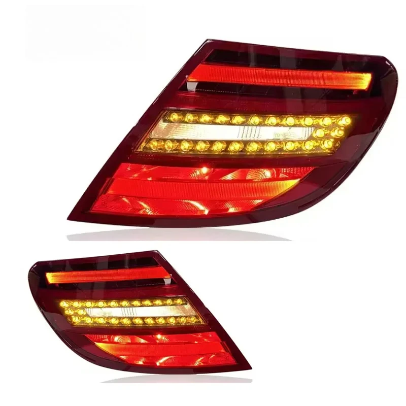 

Авто задние фонари для Mercedes Benz C-Class W204 07-14, задний фонарь в сборе, дневные ходовые огни, указатель поворота, простая установка