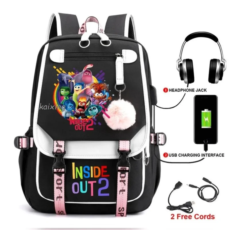 Rucksack schön innen 2 Frauen Schüler Schule Rucksack USB-Gebühr Schult asche Teenager Mädchen Junge Kinder Rucksack bestes Geschenk