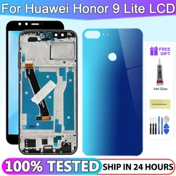 5.65'' For Huawei Honor 9 Lite LCD Display Touch Screen Digitizer Assembly LLD-L31 L21 L11 LCD Screen Replacement With Frame