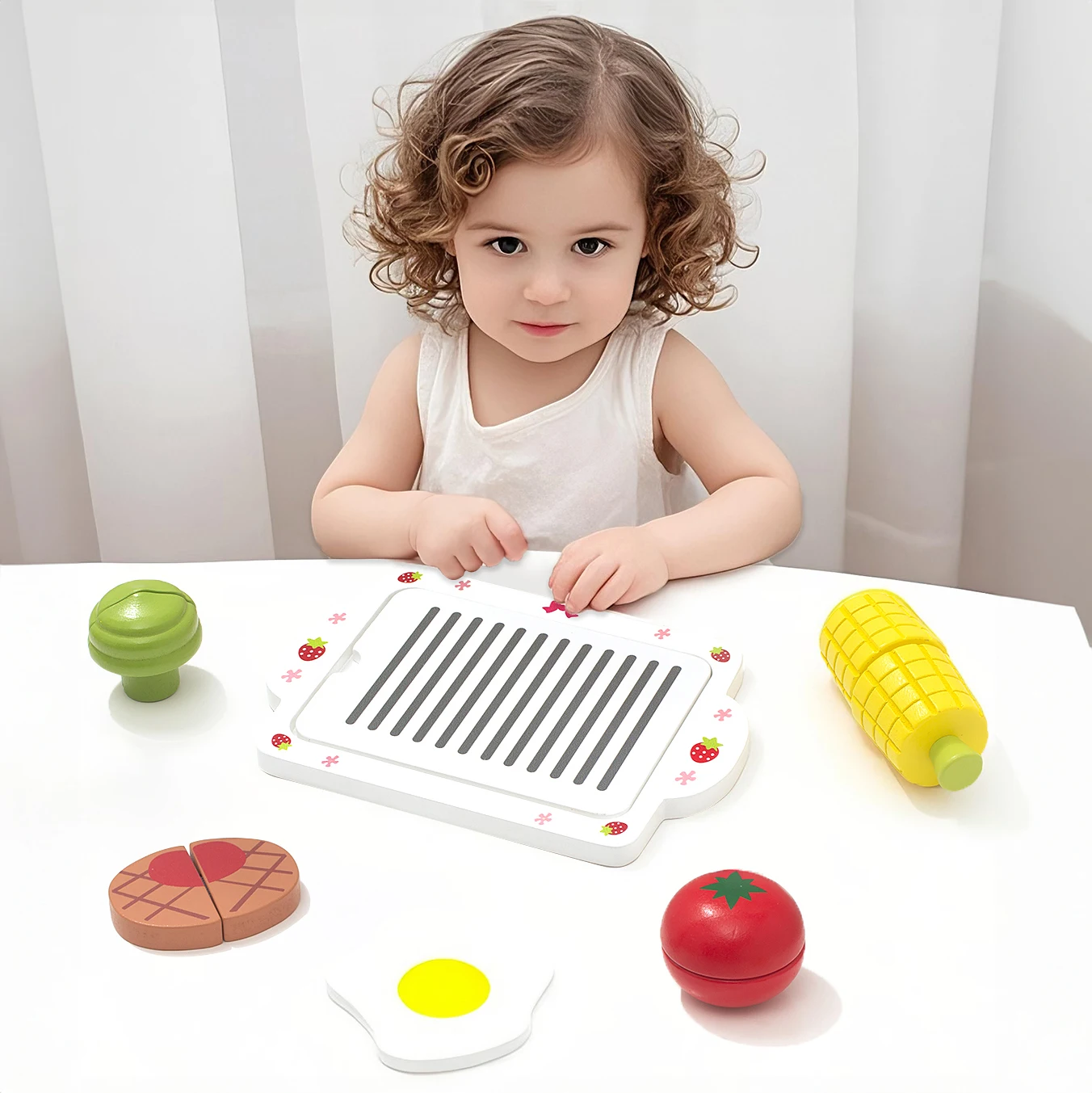 Crianças fingir jogar cozinhar brinquedos conjunto mini simulação comida brinquedos de cozinha para meninas jantar frutas carne lanche montagem jogo