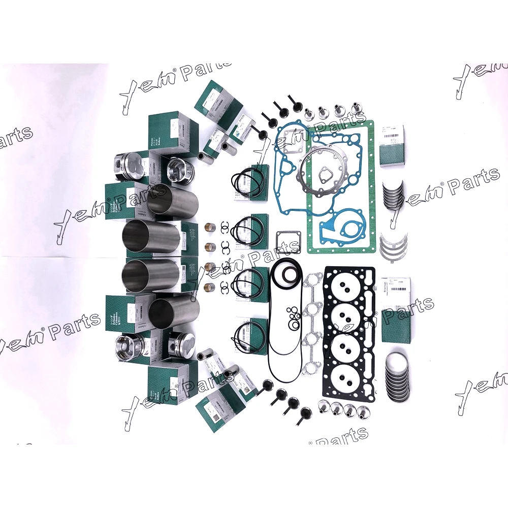 

Хорошее качество V1505 V1505D V1505T капитальный Ремонтный комплект, полная прокладка поршня W/T клапана для Kubota