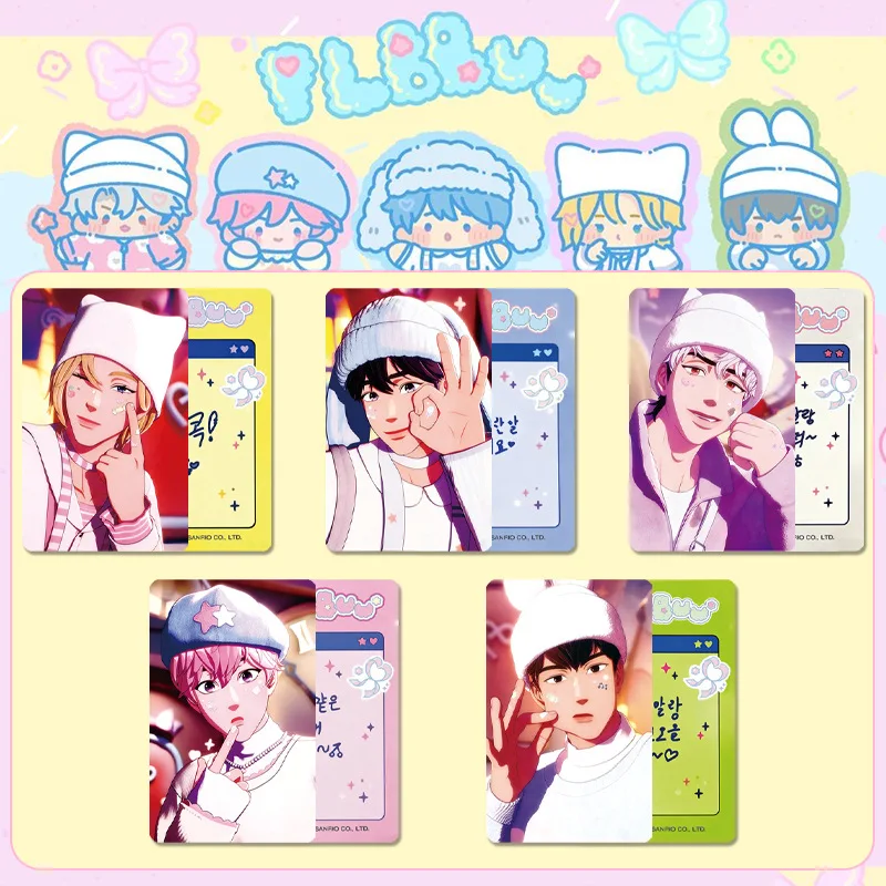 KPOP PLAYE Virtual Boy Band "PLBBUU", álbum periférico de colección Personal, tarjeta de bonificación, tarjeta aleatoria, foto, periférico de estrella Bambi