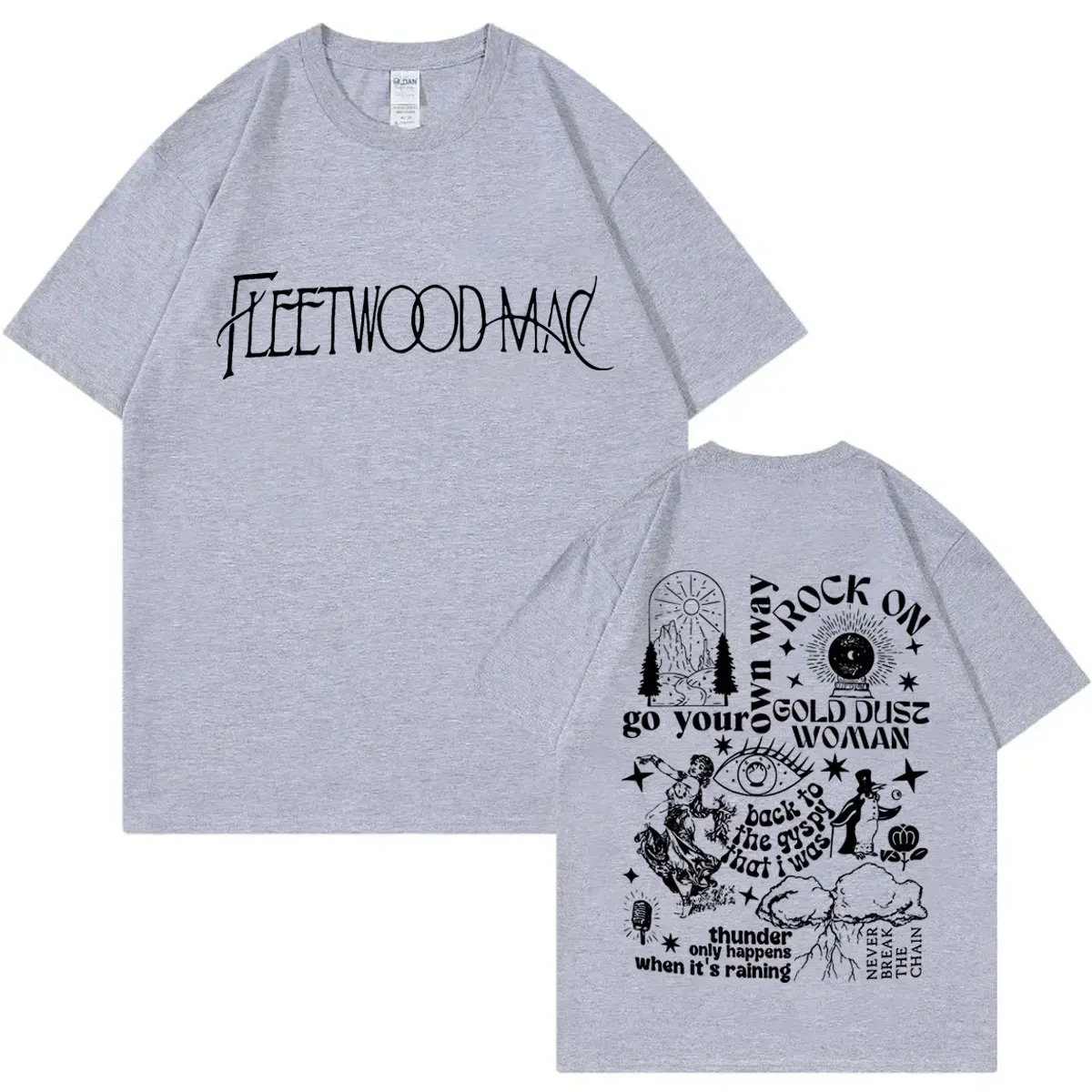 Fleetwood Mac Band Tour 2024 Graphic T Shirts Men Women Rock Hip Hop Short Sleeve T-shirt Street Fashion Trend Vintage T-shirts