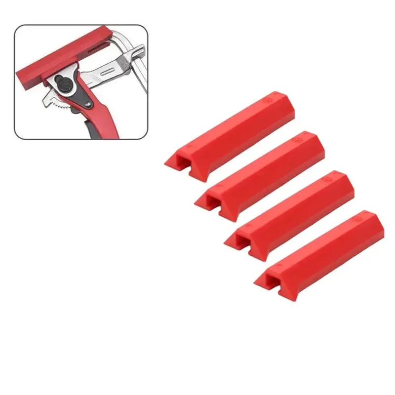 A68P-Multi-Function Track Clamp Cover For Woodworking, 4Pcs Set Quick Clamp Rubber Sleeve