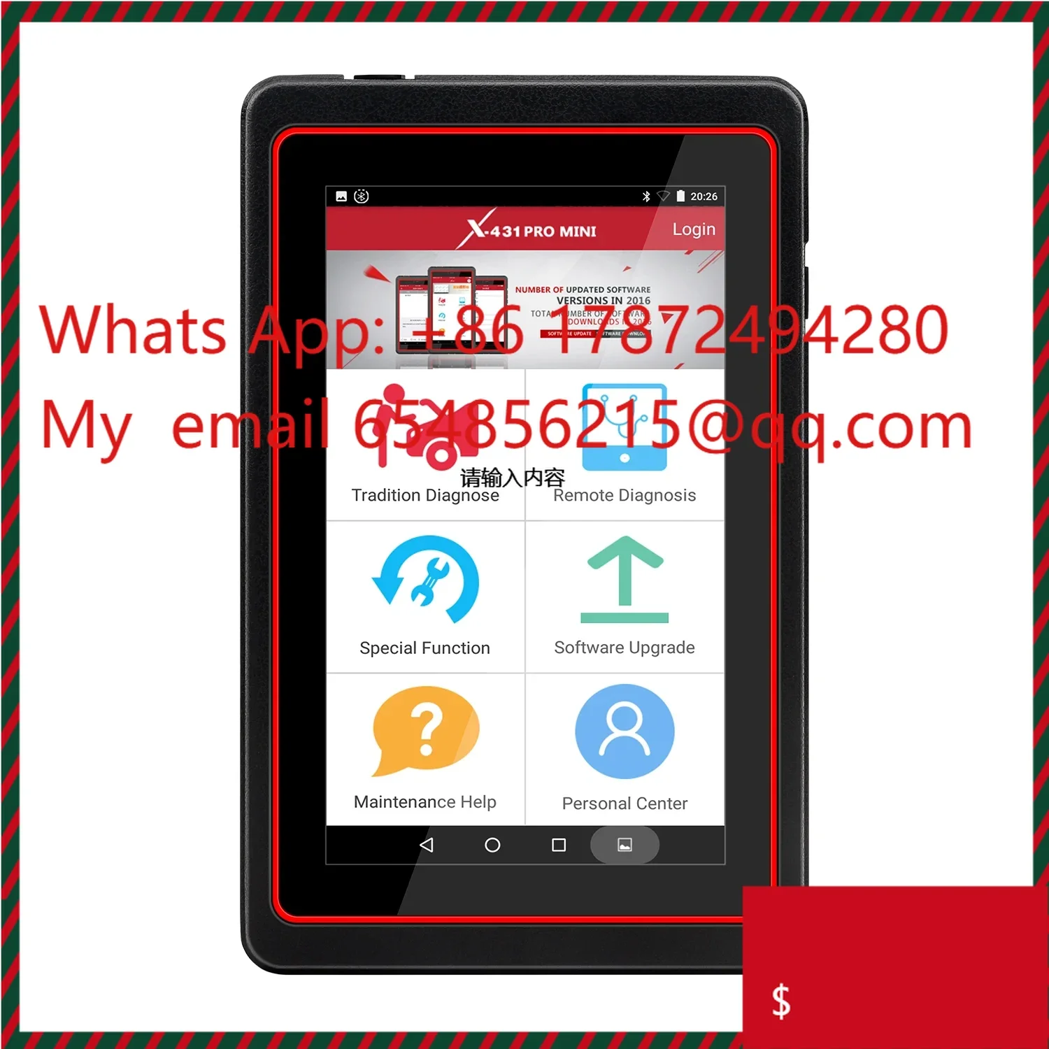 

II Автоматический сканер X431 Pro MiNi V3.0 автомобильный компьютерный анализатор диагностический испытательный аппарат диагностическая система автомобиля