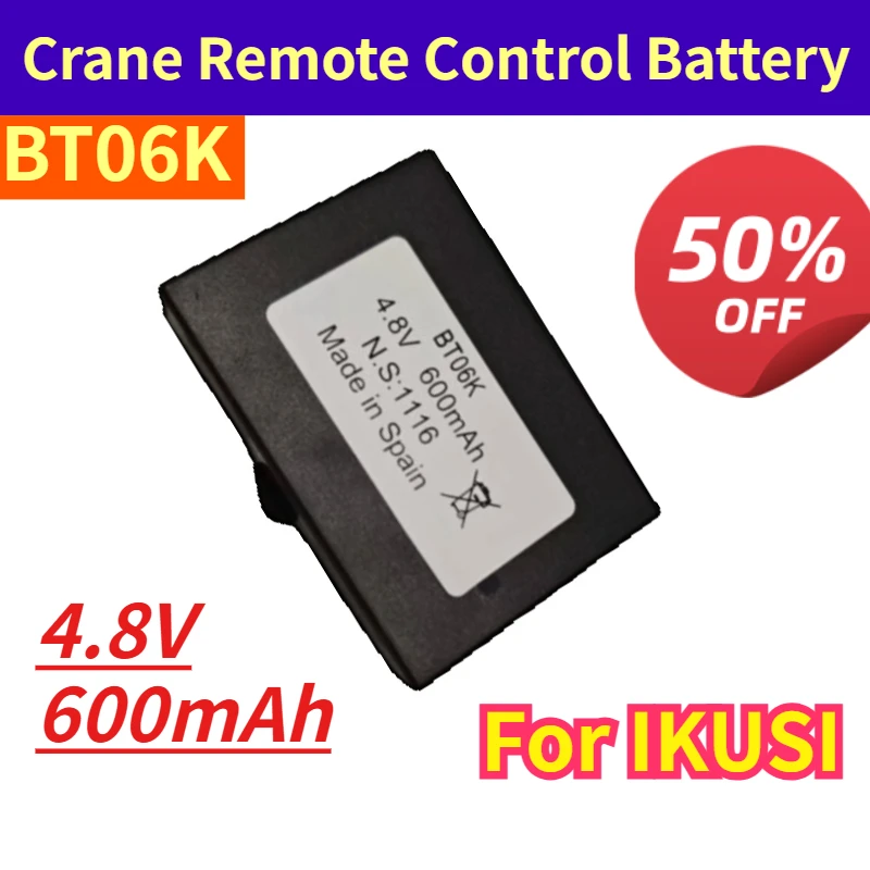 

4.8V 600mAh BT06K Crane Remote Control Battery for IKUSI