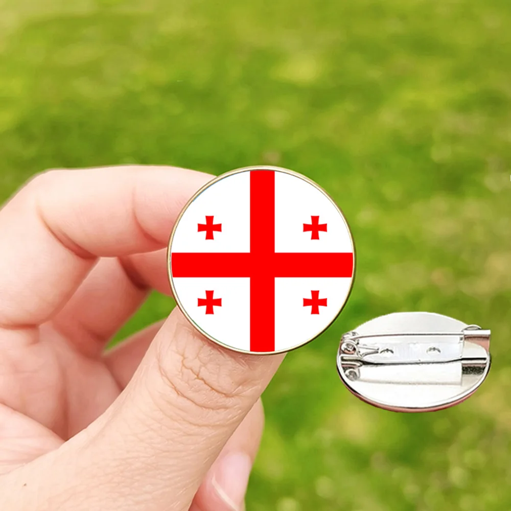 Hot Sale National Flag Brooch Chile Germany Singapore Romania England Korea Colombia Georgia Ireland Finland Bulgaria Lapel Pins