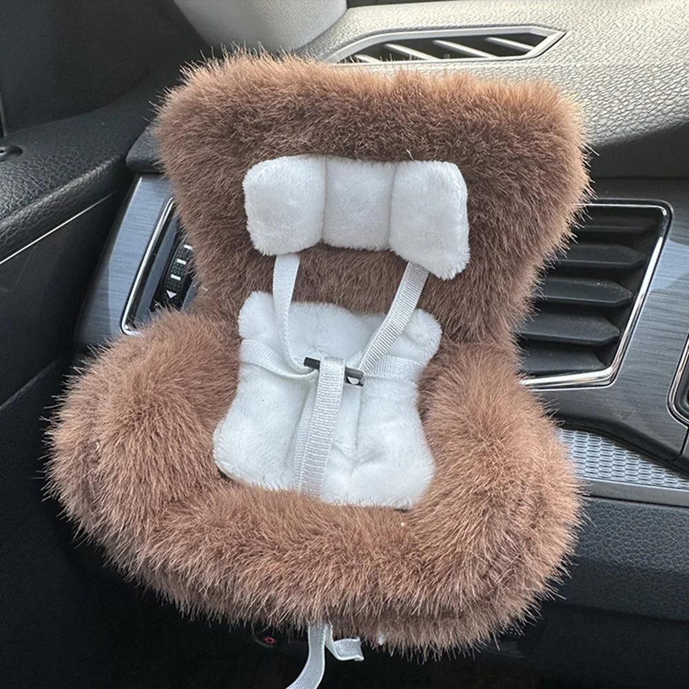 

4 Styles For Car Doll Safety Seat Cartoon Chair Model Kawaii Doll Seat Outlet Decor Car Interior for Doll Car Styling