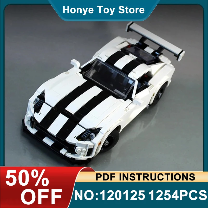 Unique MOC120125 technique 10 en 1 blanc Super véhicule de Sport Compatible 10295 bloc brique assemblage Puzz jouets cadeau de noël enfant