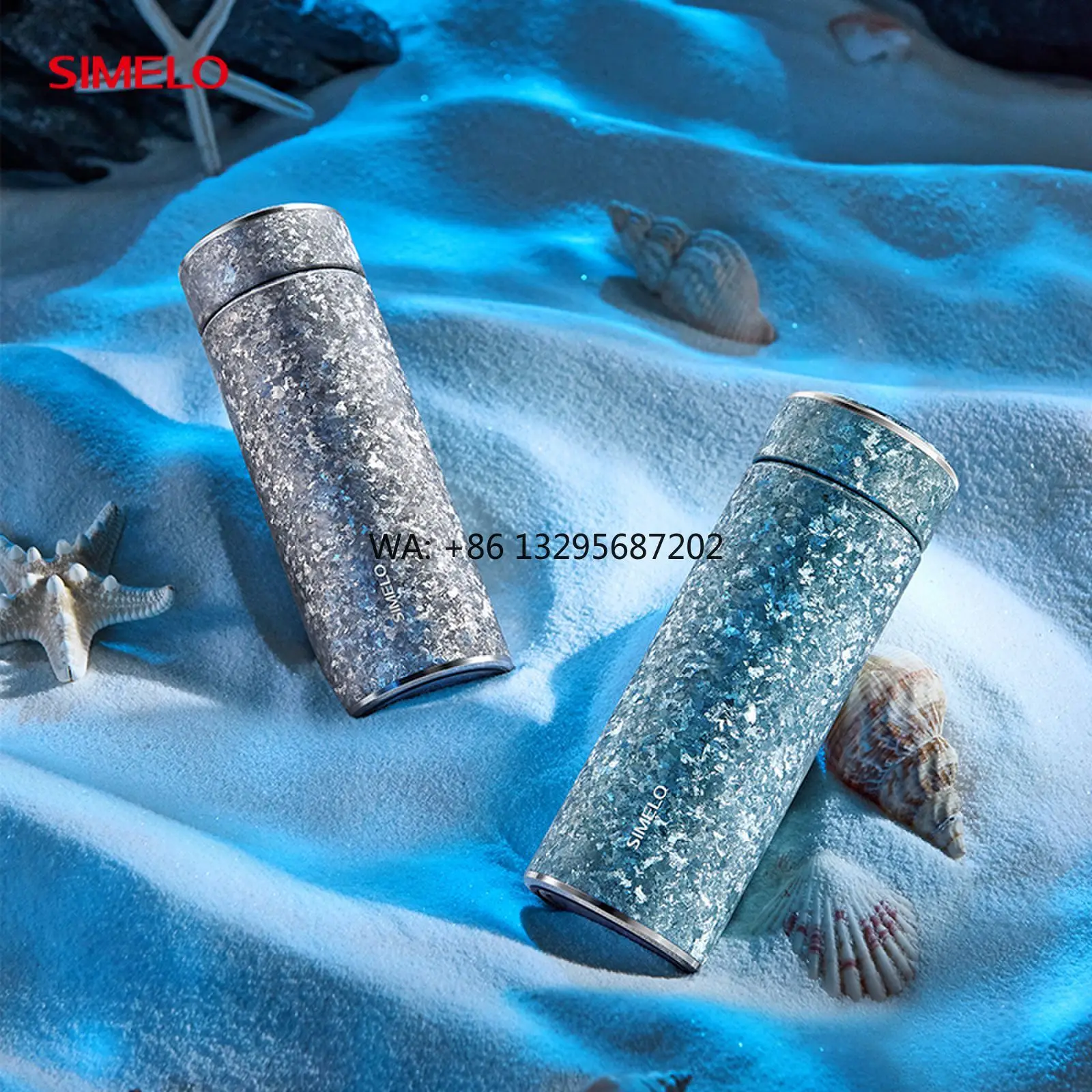 

SIMELO Pure Titanium Insulated Cup Large Capacity Portable Travel Outdoor Water Bottle Business Gift Box Accompanying Mug