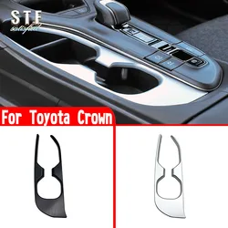 For Toyota Crown 2023 2024 Car Accessories Interior Seat Cup Holder Cover Trim Molding Decoration Stickers