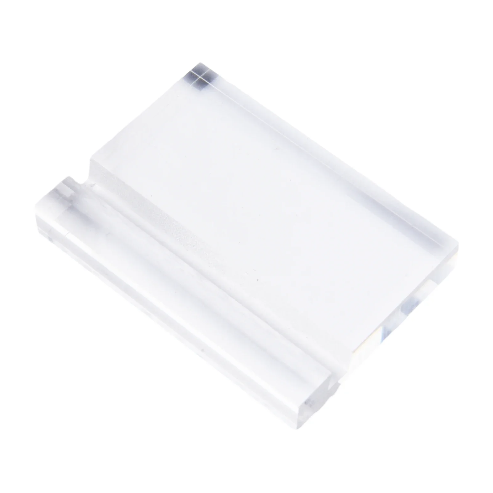 Clear Acrylic Table Card Display Stand, Suitable for Wedding Photos, Certificates, Label Plates Single/Double Sided