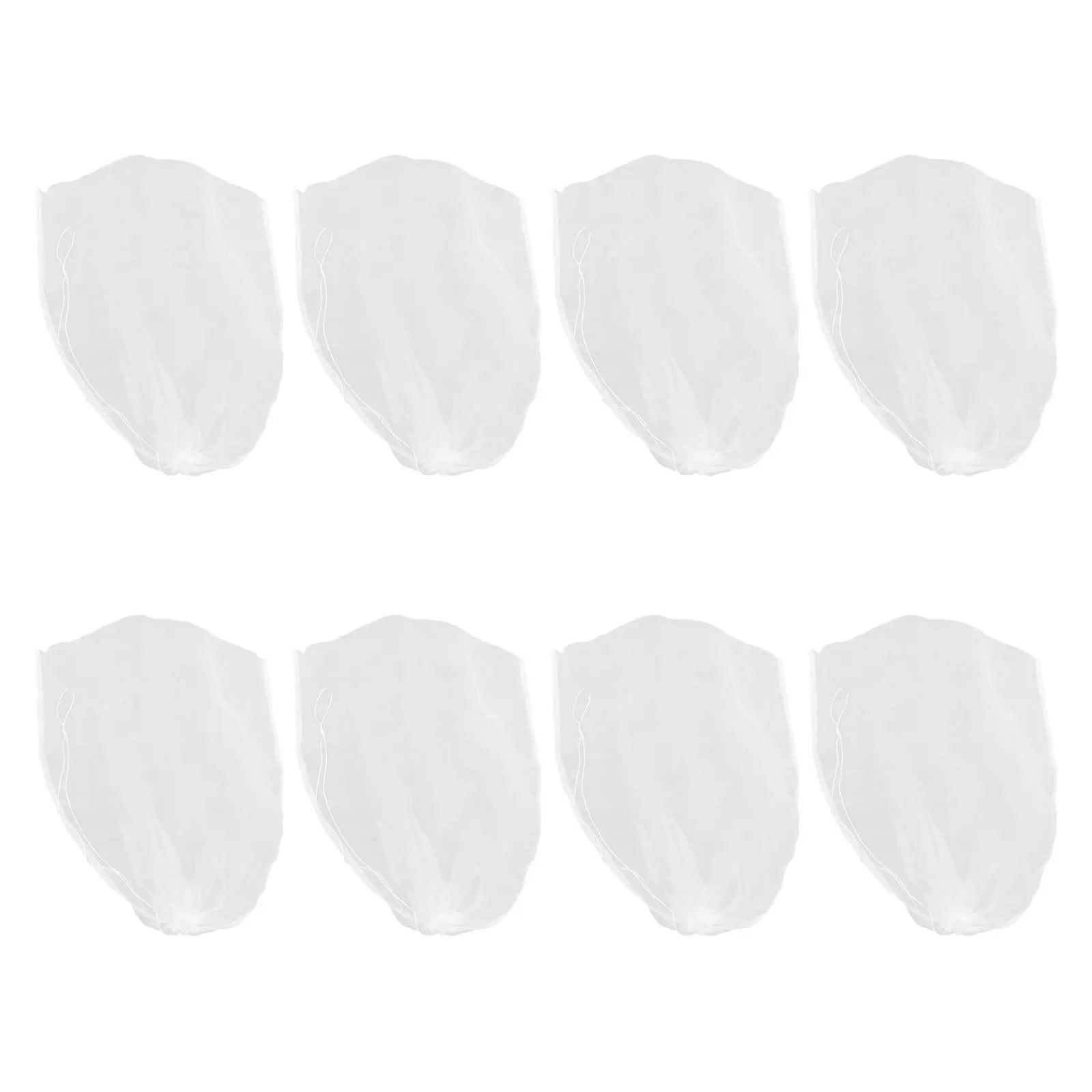 

8Pcs Plant Protection Bags Ultra Fine Mesh Bird Netting Garden Netting Barrier Drawstring Zipper Closure Fruit Tree Vegetable