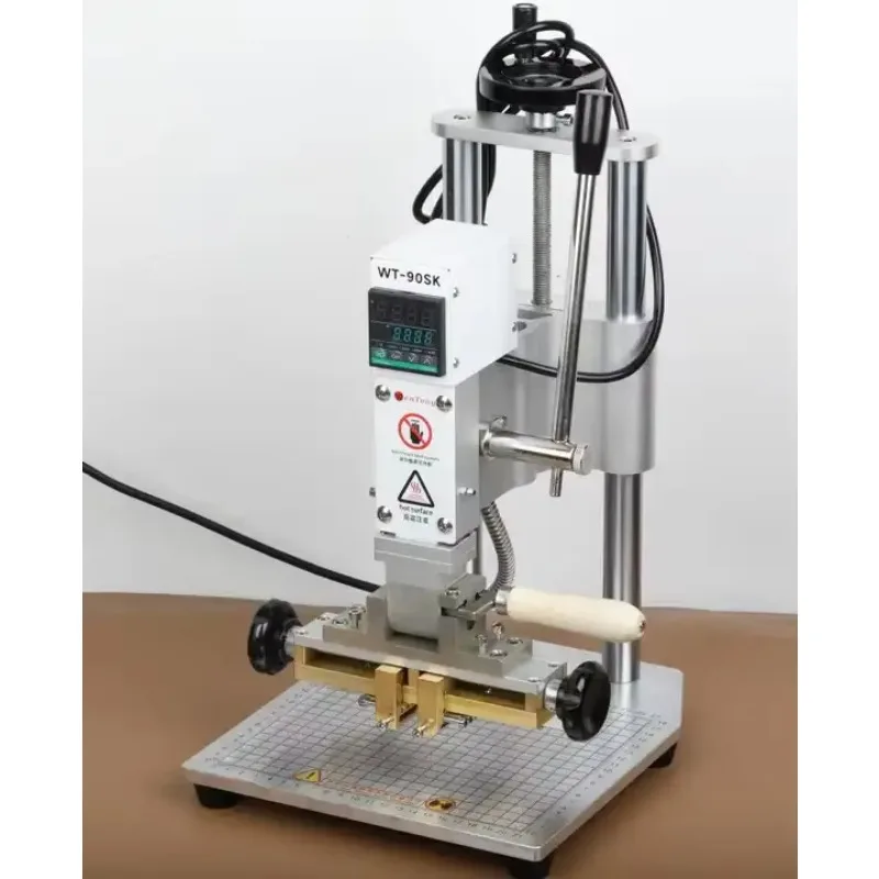 

Mini Digital Hot Stamping Machine Gold Silver Automatic Digital Leather Logo Embossed T Slot Hot Stamping Machine