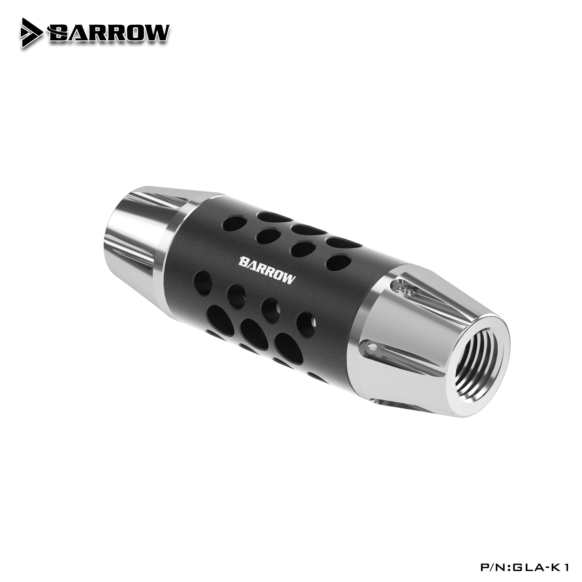 Barrow Computer Water Cooling Filter Double Inner Teeth G1/4 Thread Flow Filter Aluminum Accessories Fittings GLA-K1