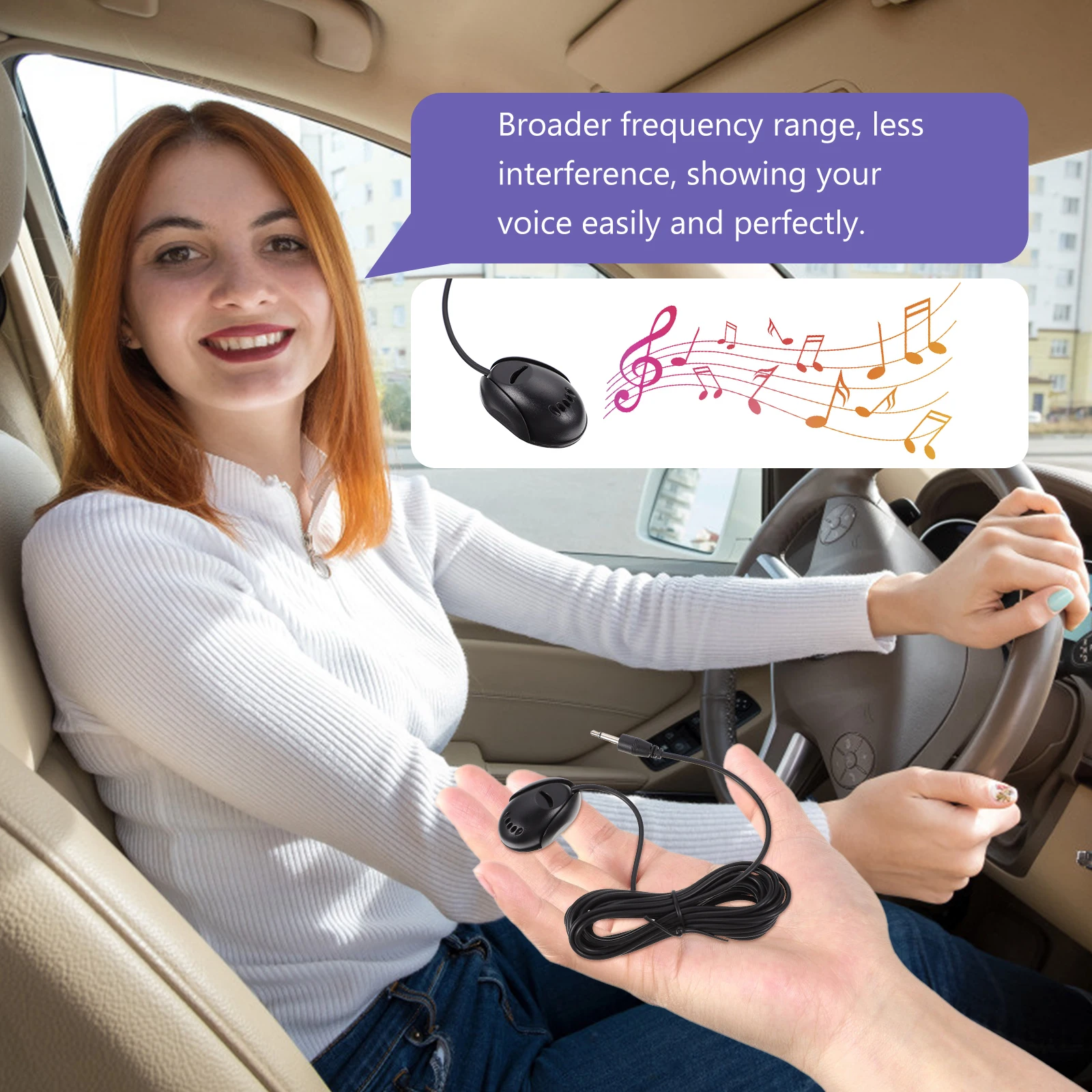 

Microphone Mini Singing Voice Recording for Car Wired External Laptop Premium Durable Exquisite Comfortable Broader