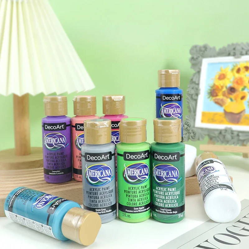 59ml Matte Acrylic Paint Aromatherapy Plaster Diffuser Stone Hand-painted Wall Painting Coloring Handmade DIY Acrylic Pigment