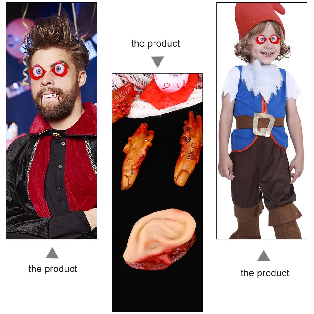 

Horror Organ Prank Props Halloween Fake Body Parts Cute Hanging Decorations for Bag Man