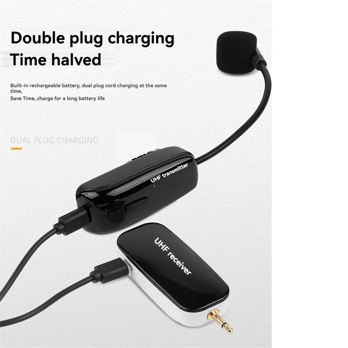 

Clip-on Microphone for Musical Instruments - Versatile Mic for Erhu Pickup Amplifier-Sunrise