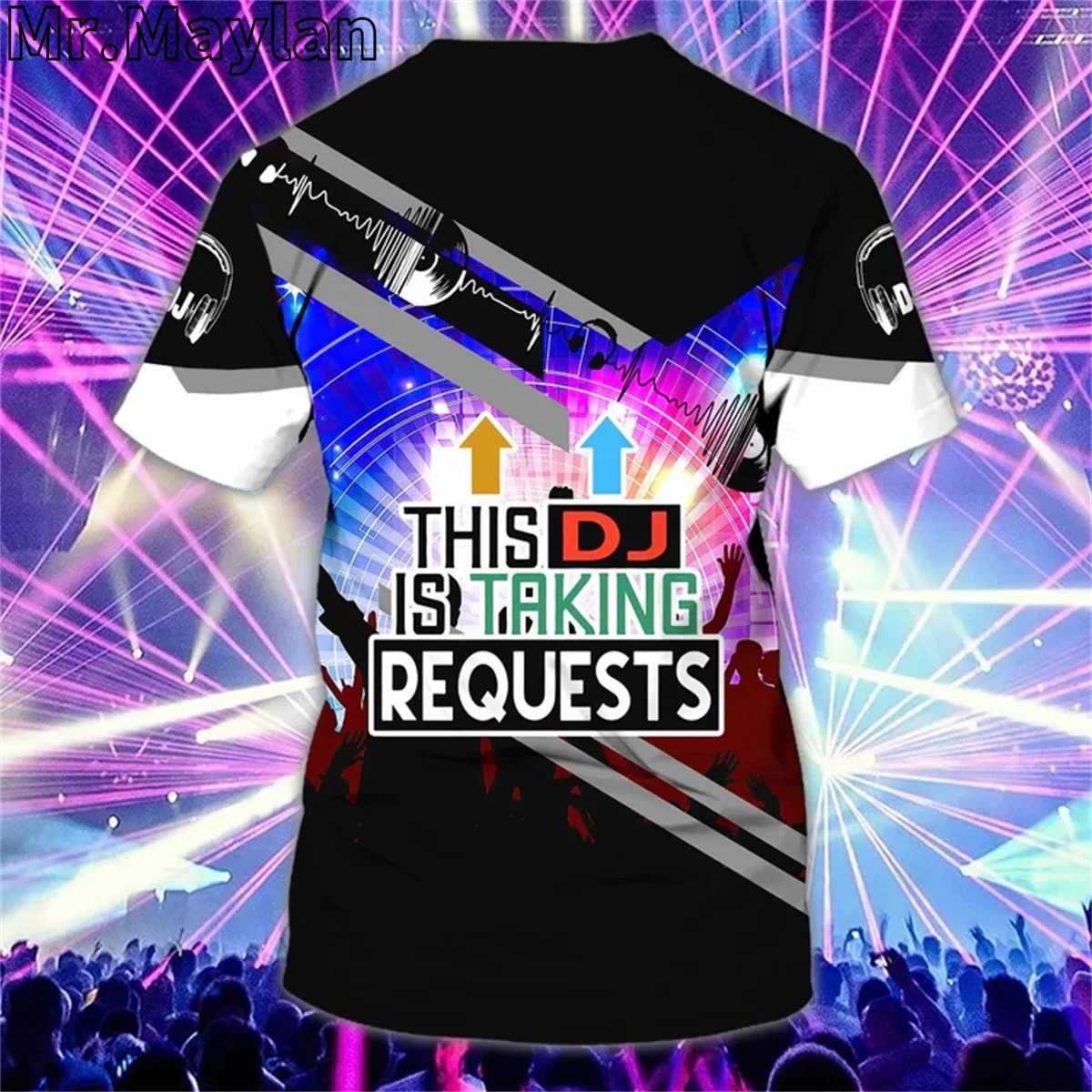 Personalized DJ T shirt 3D Disc Jockey Tshirt For Men Women Night Party Music Shirt Bar Club Uniform Gifts For DJ Friends Tops