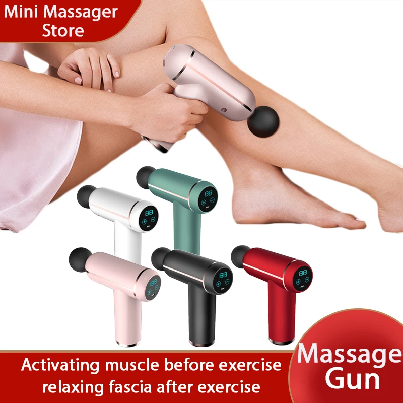 Fascia Gun Whole-body Massage To Relieve Muscle Soreness Portable Electronic Massager Massage Loose Shoulder and Leg