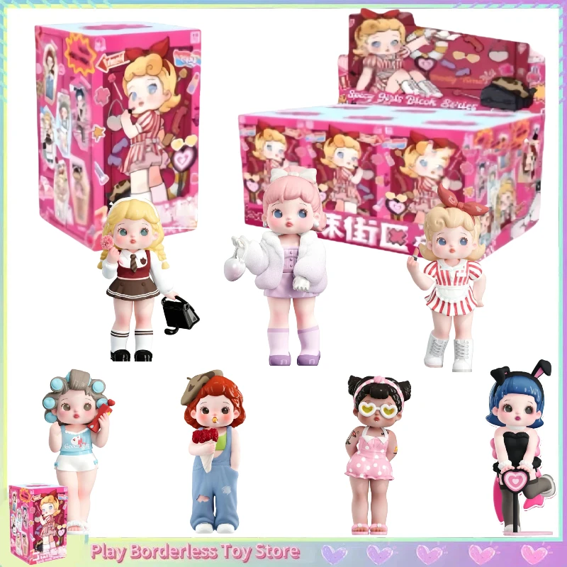 

Letsvan Ramy Retro Spice Girls Series Blind Box Doll Trendy Mysterious Toys Room Desktop Decoration Collections Surprise Gifts