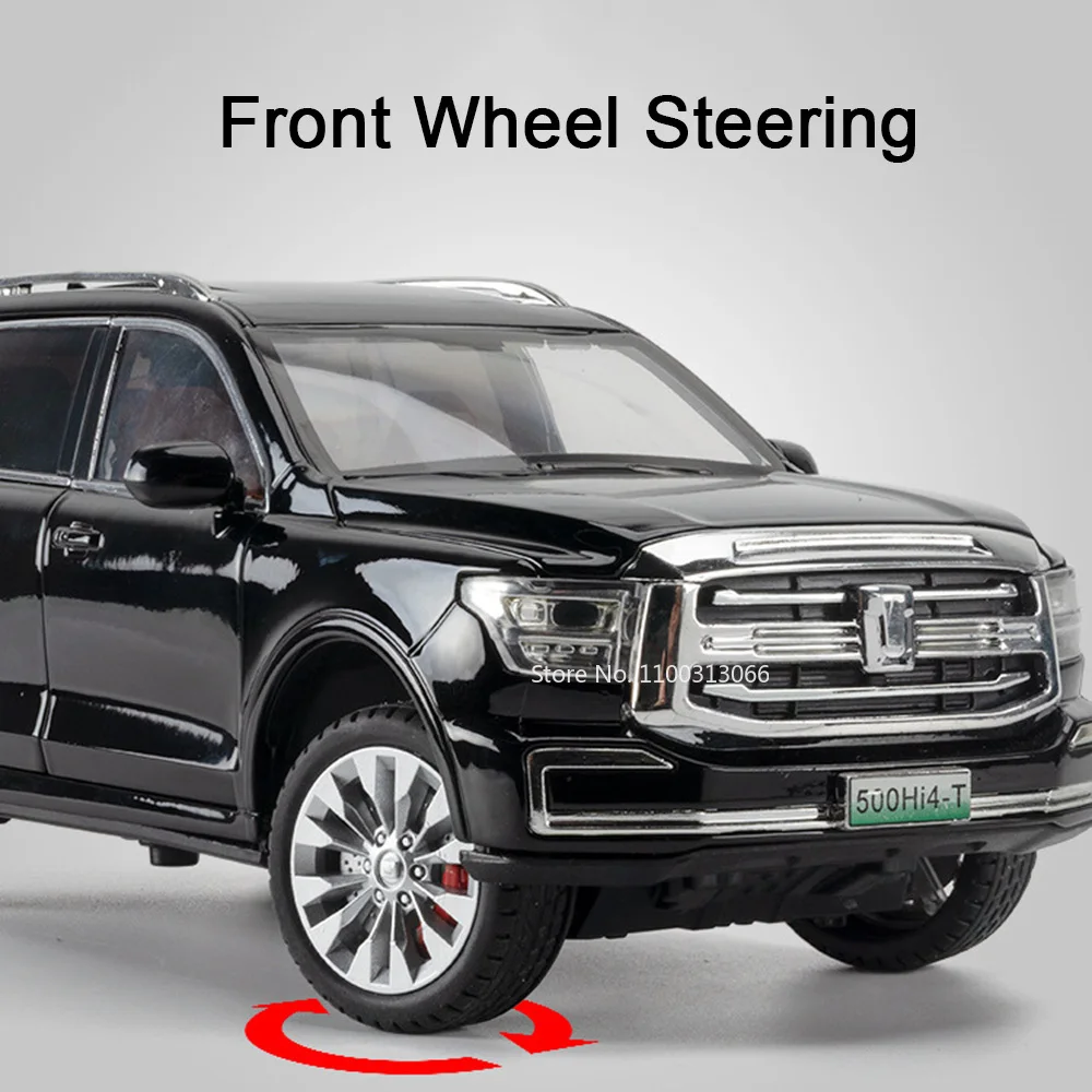 1:24 tanque 500 líder ideal l9 brinquedos carros modelos roda puxar para trás veículo luz som miniatura fora de estrada crianças presentes do dia das crianças