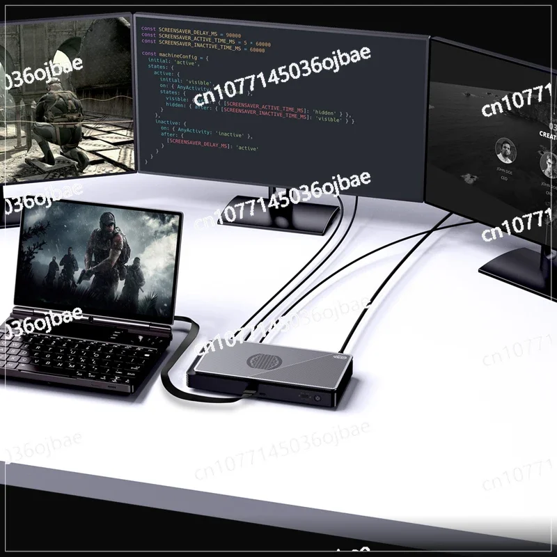 

USB4,GPD 2024 G1 AMD Radeon RX 7600M XT Mobile Graphics, 8GB GDDR6, Oculink, Thunderbolt 4 Smallest Graphics Card Expansion