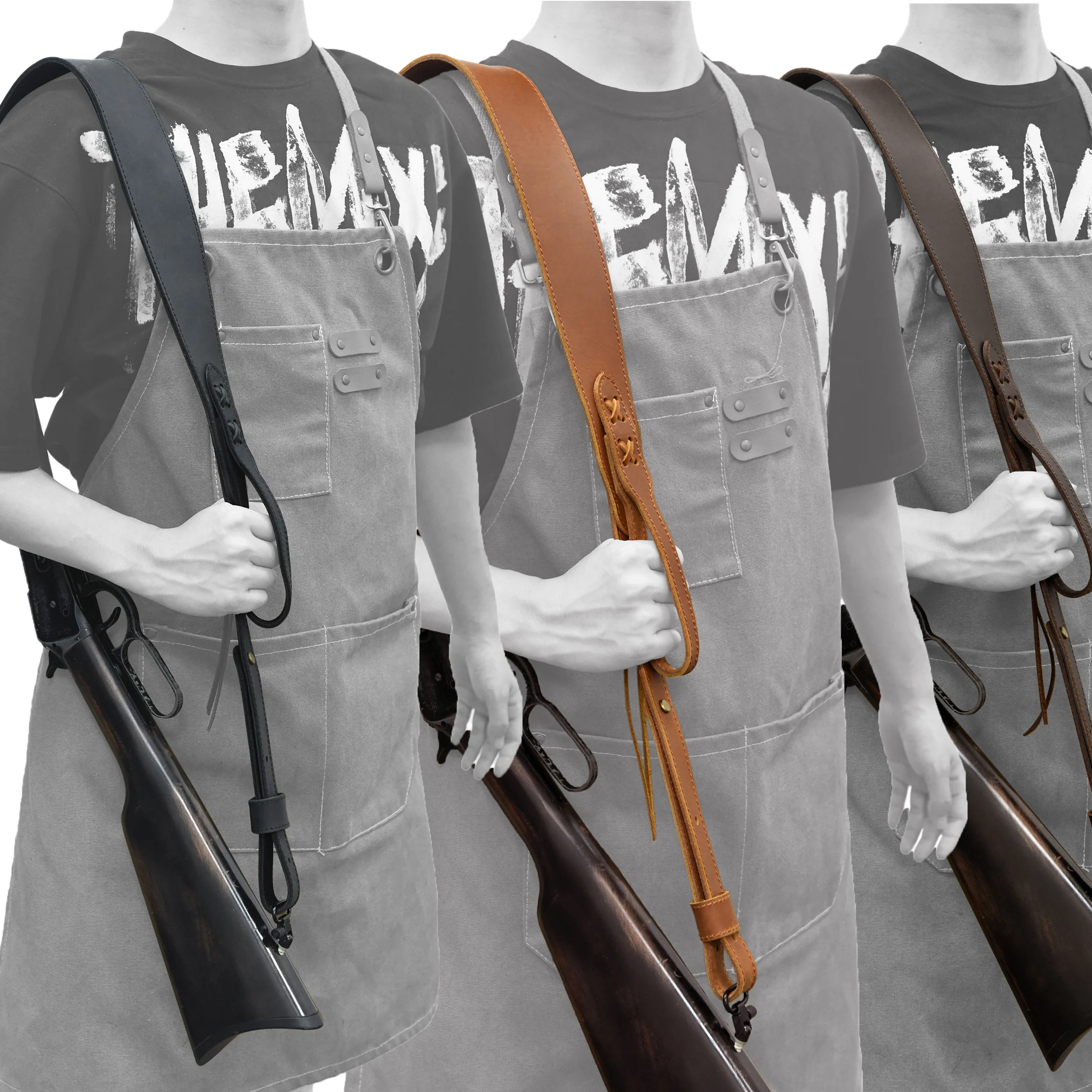 

Ремень для винтовки из натуральной яловой кожи, плечевой ремень для ружья, мягкий ремень для стрельбы