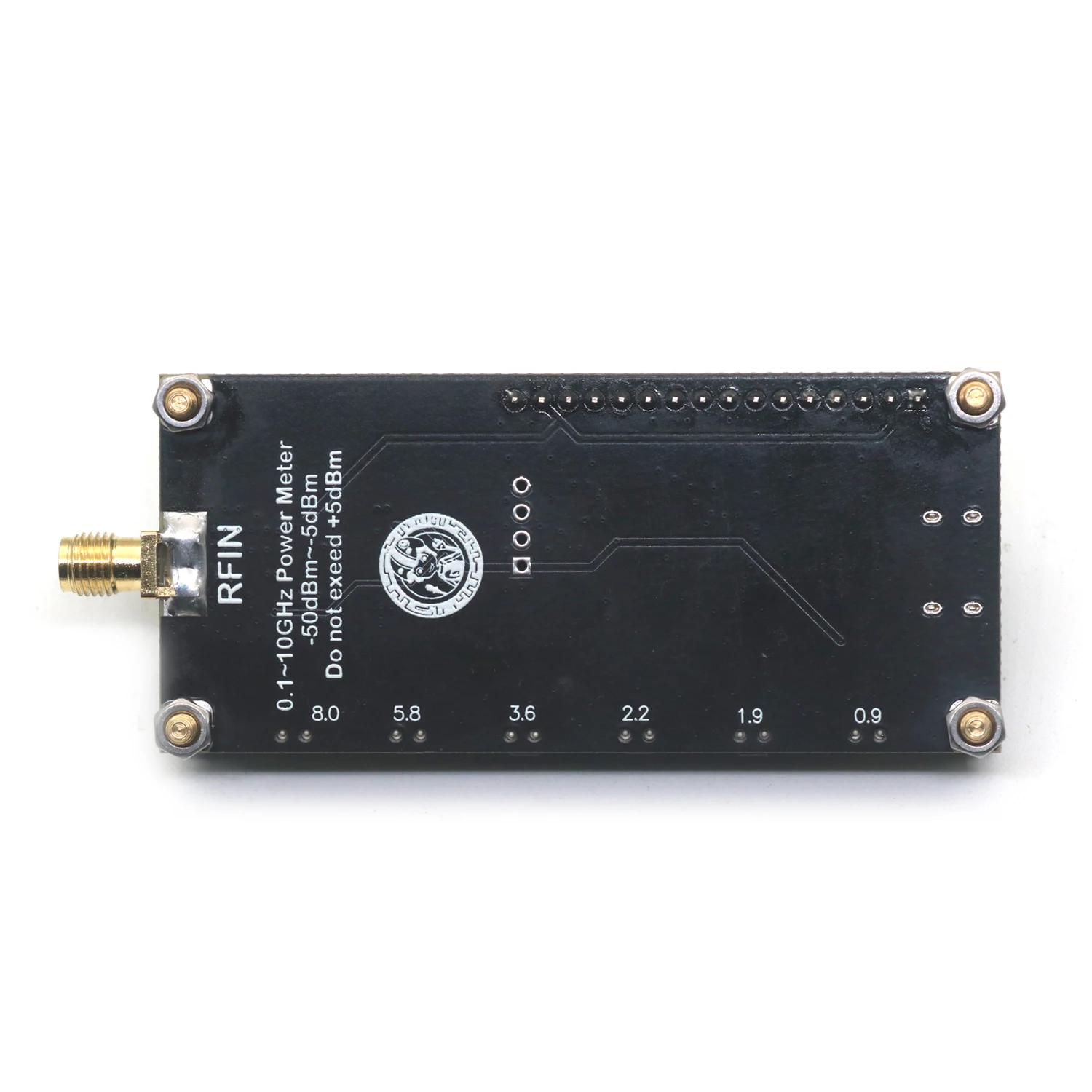 AD8319 1M-8Ghz RF Power Meter Type-C USB RF Signal Detector 24 Bit ADC FOR Ham Radio Amplifier 433M 900M  1.2G 1.5G 2.4G 5.8G