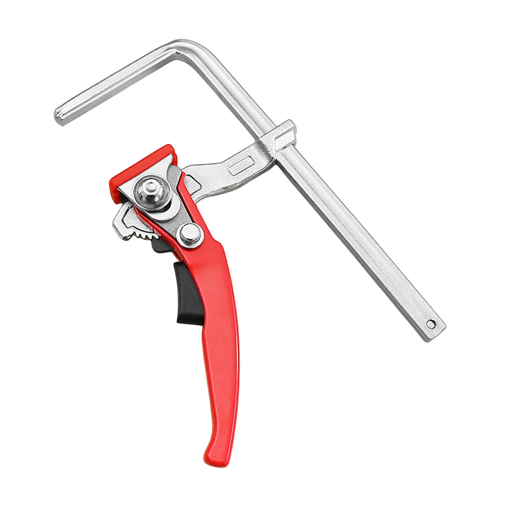 

Woodworking Tools for MFT Table Hand Tools Cutting Guide Range 160-200mm Rail Construction Clamp with Quick Ratchet Arm Clamping