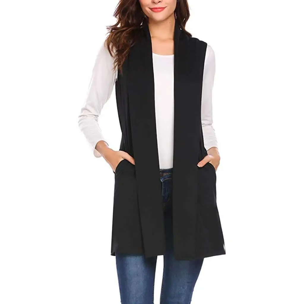 Large Size Sleeveless Shoulder Wrap Vest British Style Inner Wear Regular Length Fashion Top for Women Cross-Border