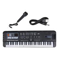 61 Key Electronic Keyboard Multifunctional with Mic Keyboard Piano for Stage