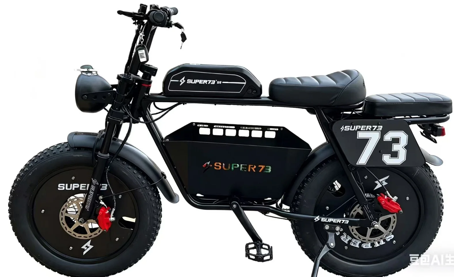 Adult electric bike SUPER73 500W motor 48V20AH lithium battery off-road electric bicycle 20-inch tire sand snow mountain E-bike image 2