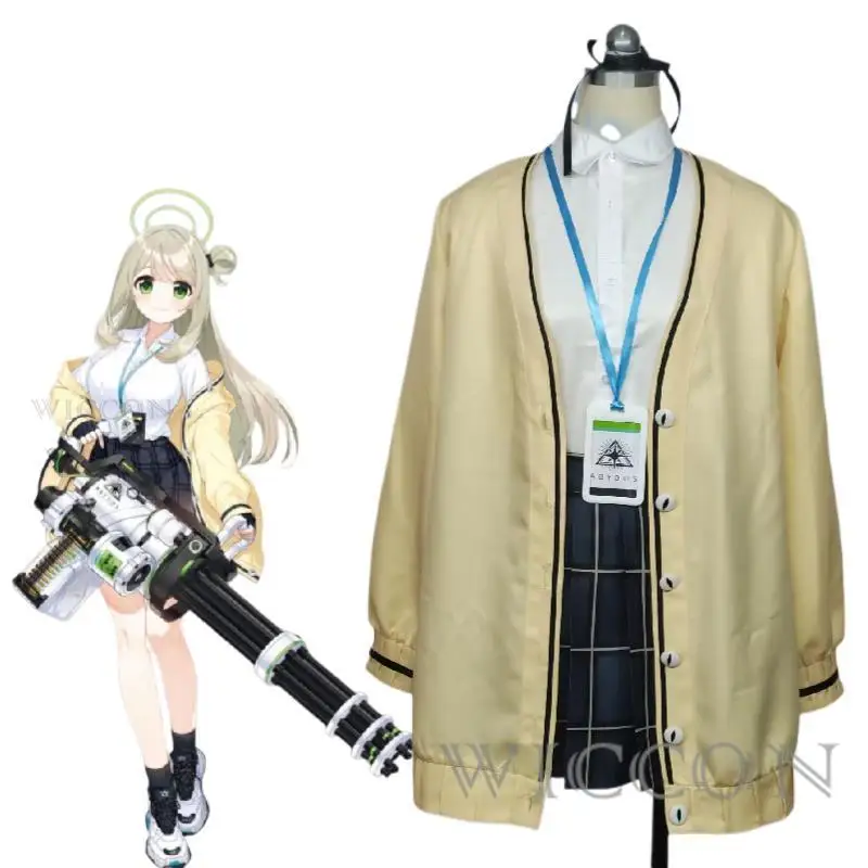 

Game Blue Archive Izayoi Nonomi Cosplay Costume High School Coat Shirt Skirts Japan Uniform Jk Dress Suit Full Outfit for Women