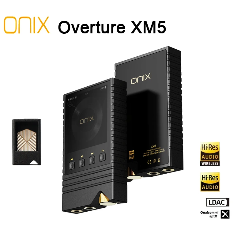 SHANLING ONIX Overture XM5 Dual Bluetooth 5.2 HIFI Портативный плеер MP3-плеер DAC LDAC Высококачественный аудио MP3-плеер высокого разрешения