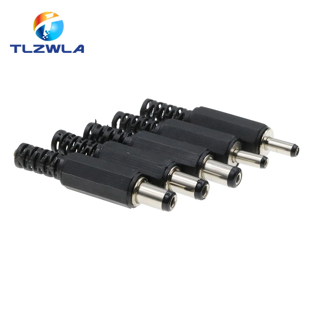 10 sztuk DC wtyczka zasilania 5.5*2.1mm 5.5*2.5mm 3.5*1.35mm 6.3*3.0mm złącze adaptera wtyczki 2.5X0.7MM