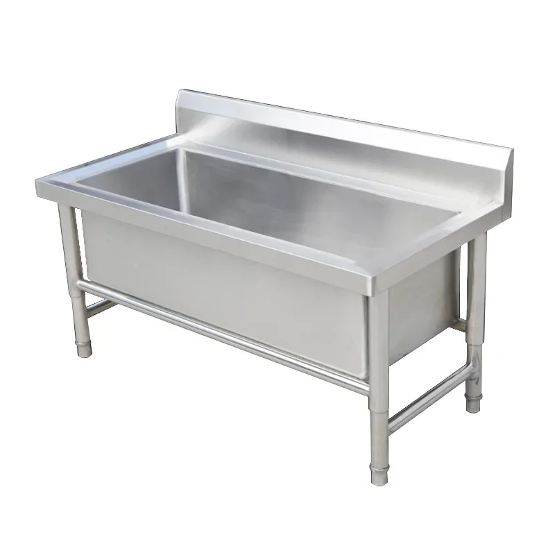 Commercial stainless steel school cafeteria, hotel pier cloth pool, rectangular mop pool