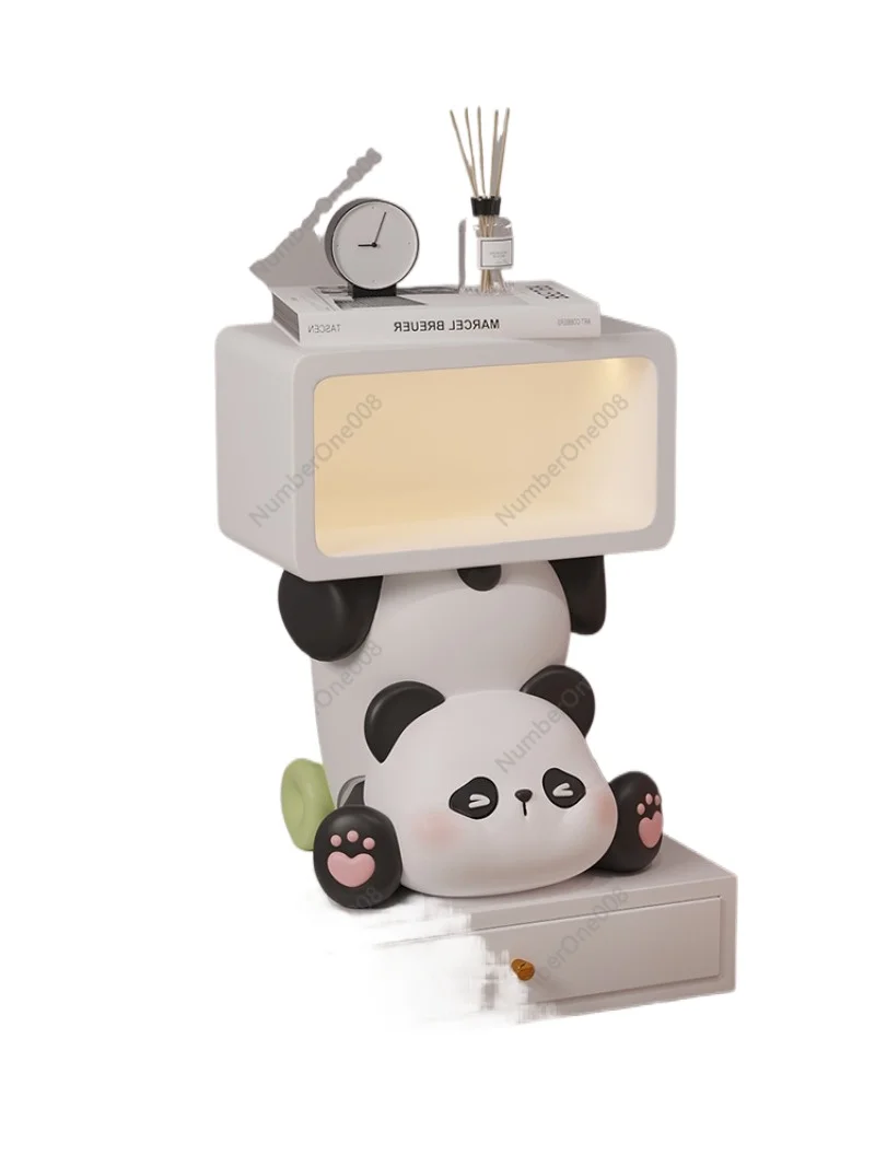 

Panda Living Room Floor Stand Decoration Sofa Moving Gift Moving into the New House Bedside Table