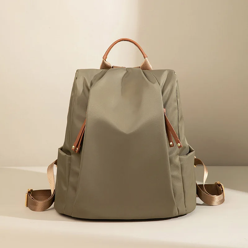 

Women's Lightweight Backpack, Women's Fashionable Leisure Large Capacity Oxford Cloth Travel Anti-theft Backpack, ID Storage Bag