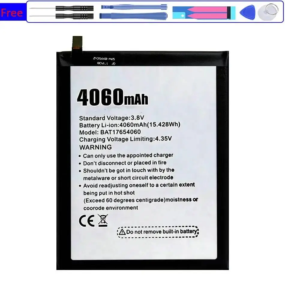

Long-Lasting Performance For Doogee Mix 2 High Capacity Mix2 BAT17654060 4060Mah Mobile Phone Battery