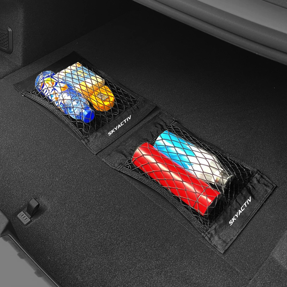 For Mazda cx30 Cx5 cx3 3 BT50 Mx5 Demio 6 Axela 3 MPS Skyactiv 6 2 Atenza Storage Accessories Car Trunk Storage Net Pocket