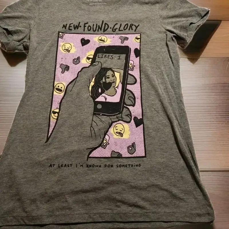 Y2K New Found Glory Pop Punk Band T Shirt XL