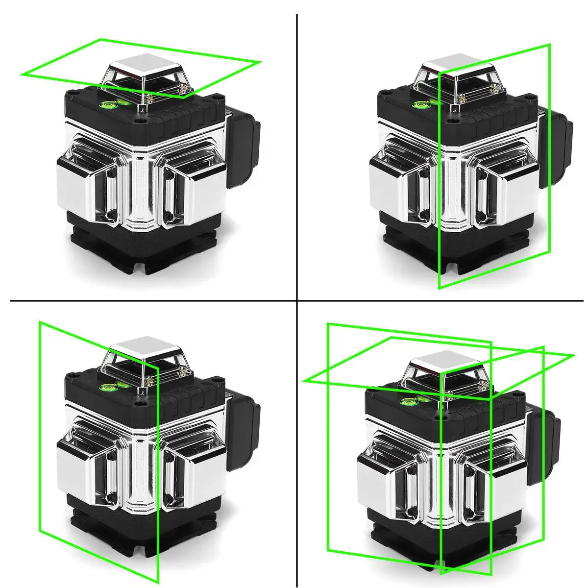 Imagem -03 - Fasget 16 Linhas 4d Nível do Laser Auto-nivelamento 360 Horizontal e Vertical Cruz Super Poderoso Verde Feixe de Laser de Linha de Nível a Laser