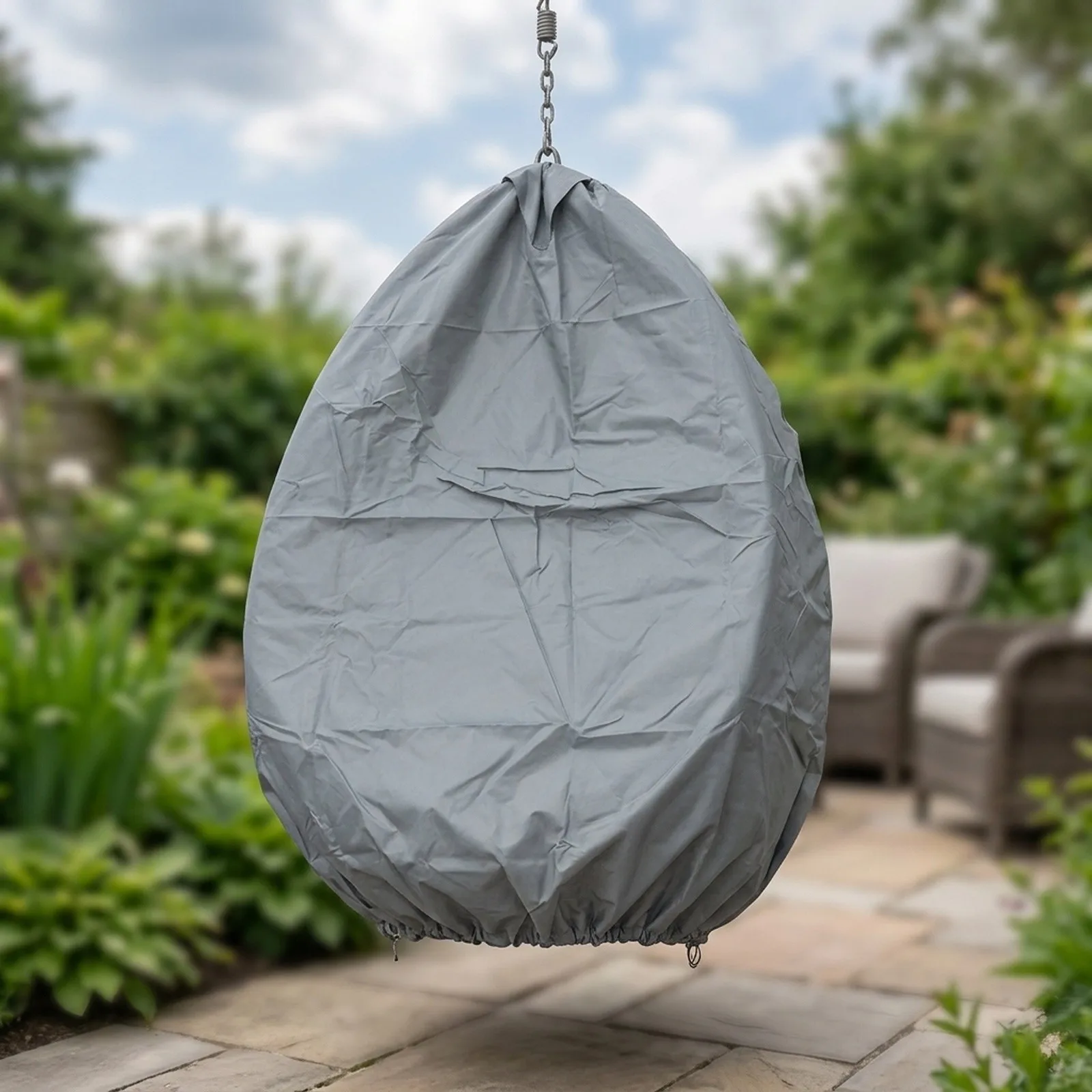Dustproof Swing Chair Cover Black Hanging Chair Cover 210D Oxford Fabric Dustproof Cover SINGLE-PERSON Version