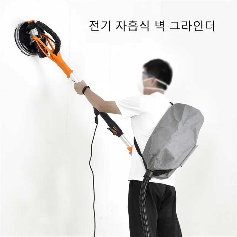 Efficient Vacuuming Foldable Grinder Sander 850W 220V Wall Polishing Grinding Double Led Light Putty Polisher Machine