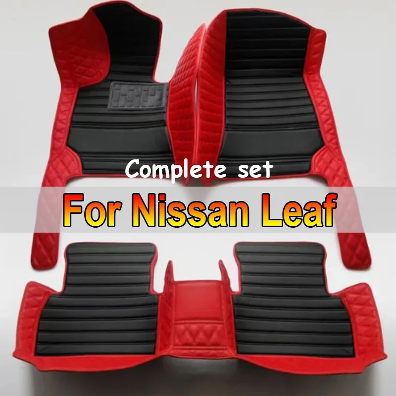 

Floor Mats For Nissan Leaf ZE0 AZE0 2011~2017 Dirt-resistant Car Mats luxury Leather Mat Anti-dirt Pad Car Accessories Interior