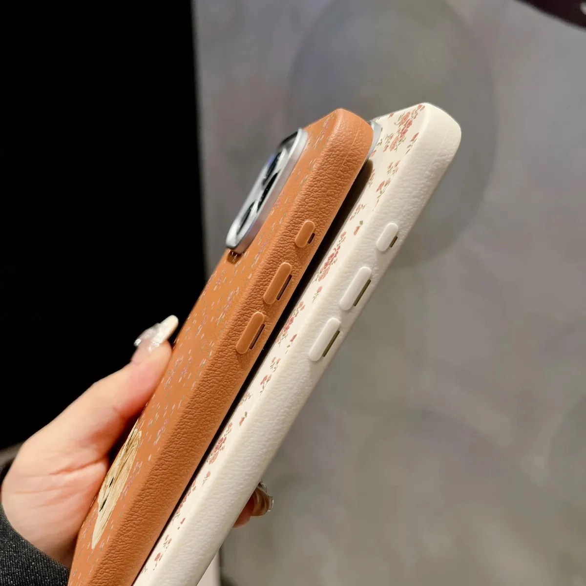 Funda de teléfono a prueba de golpes con diseño floral y ciervo bonito para iPhone 17 Pro Max Air 16E 16 15 14 13 12 11 7 8 Plus XS X XR